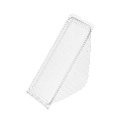 Контейнер для сэндвичей треуг 400 гр 187х80х83 прозрачный с прозр крышкой УК-20 ПЭТ Каштан (002)