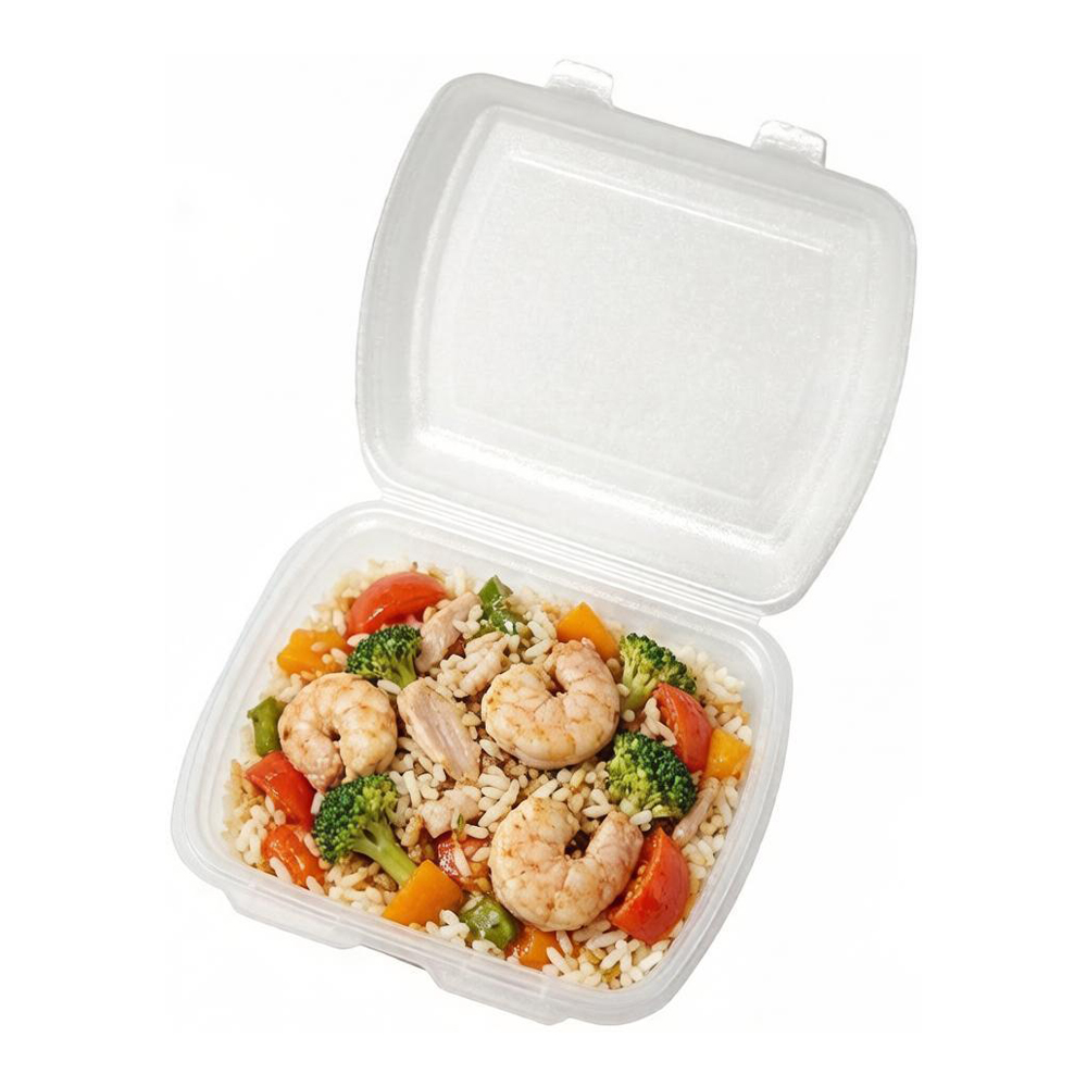 Ланч-бокс 1-секция 247х208х63 белый СПК